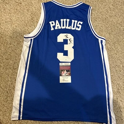 DUKE BLUE DEVILS- GREG PAULUS SIGNED AUTOGRAPH JERSEY JSA COA BASKETBALL  - Image 1 of 4