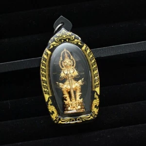Wessuwan Giant God Waterproof Pendant Talisman Thai Buddha Amulet - Picture 1 of 2