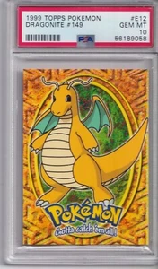Pokemon-1999 TOPPS Dragonite #149 PSA 10 (506) - Picture 1 of 2