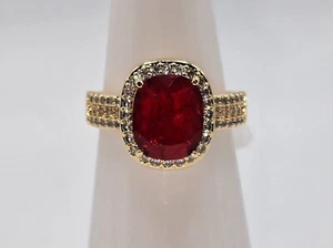 Bomb Party July 25 Ring Size 9 RG74921 Eternal Fire and Delight - Gold Plating - Picture 1 of 5