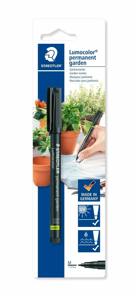 LUMOCOLOR 319GMM-9 - GARTENMARKER - PERMANENT - M - SCHWARZ -STAEDTLER # NEU OVP - Bild 1 von 1