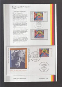 BRD ETSB 1995/3c FIRST DAY COLLECTION - ART PAINTING SCHMIDT-ROTTLUFF  PAINTINGS - Picture 1 of 1