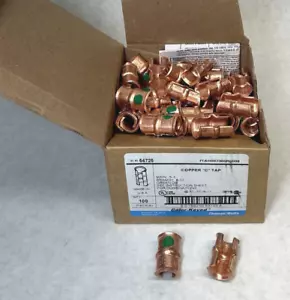 NEW (100-Pack) Thomas & Betts 54725 Copper C-Tap, 5-3 AWG Main, 6-12 AWG Branch - Picture 1 of 10
