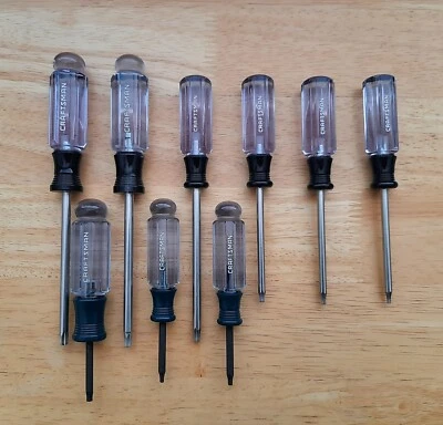 Craftsman 9 Piece Torx Screwdriver Set With Stubbys - Image 1 of 4