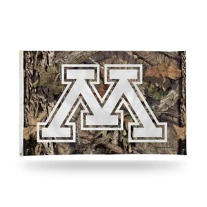 Minnesota Gophers Bold Mossy Oak Camo Design 3x5 Indoor / Outdoor Banner Flag - Picture 1 of 7