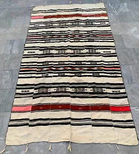 Antique African Fulani Blanket Hand Made Wedding Blanket Tents Mali 240x130 - Picture 1 of 9