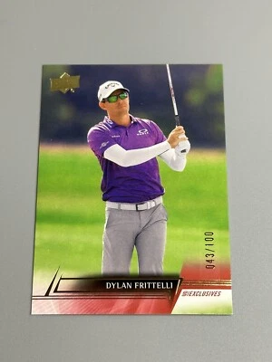 Dylan Frittelli 2024 Upper Deck Golf /100 Exclusives Parallel #20 - Image 1 of 2