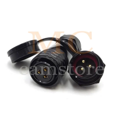 WEIPU SA20 3pin Connector LED Power Signal Industrial Equipment Plug Socket 25A - Image 1 of 4