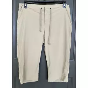 Columbia Omnishield Advance Repellency Women’s Capri Pants Tan/Khaki Size 14-18 - Picture 1 of 10