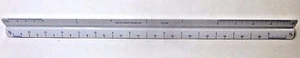 The C-Thru TS-656 Drafting Ruler 3 Sides Triangular Architect Engineer 12" Vtg - Picture 1 of 12