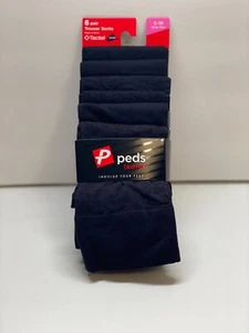Women's 6 Pair Peds Trouser Socks  Shoe Size: 5-10   New - Picture 1 of 4