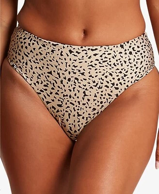 Volcom MULTI Juniors' Ur an Animal High-Waist Bikini Swim Bottoms, US Small - Image 1 of 2
