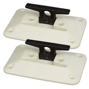Tommy Docks Dock Hardware schwarz + elfenbein Nylon klappbare Dock Cleat für Dock stabil - Bild 1 von 1
