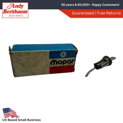 1967 Plymouth Fury Trunk Lock Cylinder and Key 2802429 NOS - Image 1 of 4