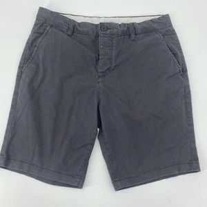 FIVE FOUR Grey Cotton Classic 8 Inch Shorts Men's Sz 32 - Picture 1 of 7