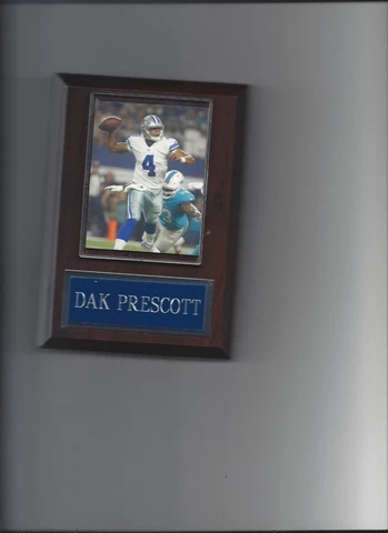 DAK PRESCOTT PLAQUE DALLAS COWBOYS FOOTBALL NFL Cover