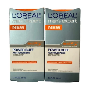 L'oreal Men's Expert Power Buff Exfoliator x2 NEW - Picture 1 of 7