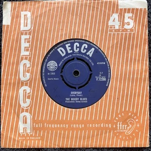 The Moody Blues – Everyday 7'' Vinyl 1965 1st CLEANED/PLAY TESTED VG VIDEO CLIP - Foto 1 di 6