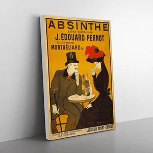 Stampa poster vintage assenzio pubblicità tela arte da parete incorniciata stampa immagine - Foto 1 di 6