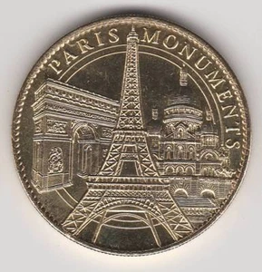 A 2010 TOKEN MEDAILLE  ARTHUS BERTRAND -- 75 006 PARIS MONUMENTS EIFFEL TOWER - Imagen 1 de 2