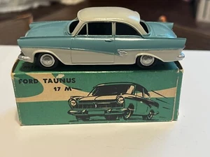 Original Marklin Ford Taunus 17M, #8027, VNM in Blue/White with original box - Picture 1 of 14