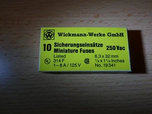 Wickmann Nr.19341 10A *10 Stück* *NOS* - Picture 1 of 2
