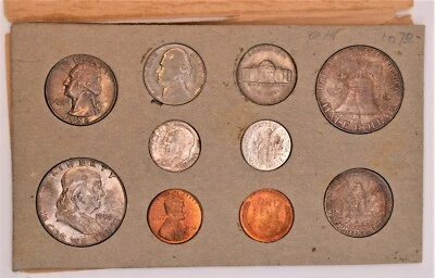 1956 U.S. Mint Set - 18 Coins As Issued - Nice Original Toning !! - Image 1 of 4