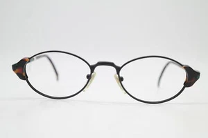 Vintage Glasses Zeiss 6608 Black Multicoloured Oval Frames Eyeglasses - Picture 1 of 6