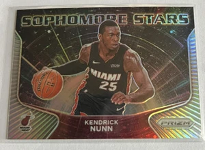 2020-21 Panini Prizm Kendrick Nunn No. 9 Silver Prizm Sophomore Stars Heat - Picture 1 of 2