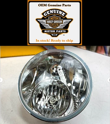 Faro halógeno doble alto rendimiento OEM🔥00-25 Harley Touring & Softail 7"🔥 Foto 1 de 4