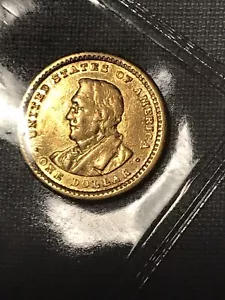 1904 Lewis and Clark Commemorative Gold $1 Superb Eye Appeal - Picture 1 of 2