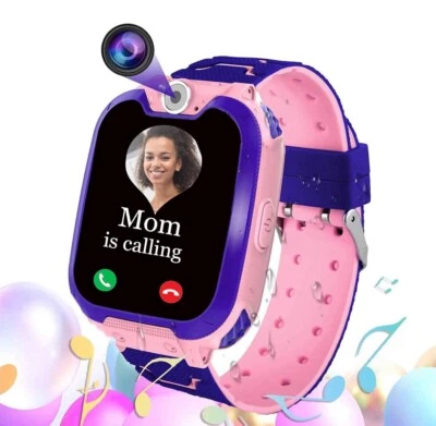 Kids Smart Watch Phone SOS for Music Touch Screen 16 Games MP3 Alculator Alarm