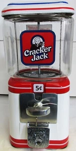 Acorn Nickel Peanut / Candy Bulk Vend Dispenser Cracker Jack Theme Circa 1950's - Picture 1 of 6