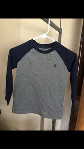 Jungen Polo Ralph Lauren Langarmshirt Größe 7 gebraucht, in einwandfreiem Zustand - Bild 1 von 4