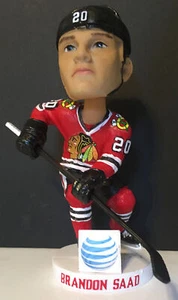 Brandon Saad Blackhawks Bobblehead AT&T Kick 10 - Picture 1 of 6