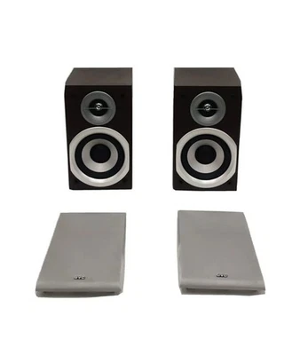 Par de altavoces de estantería JVC SP-UXG50 - woofers plateados de 4-3/4" con tweeters de 1-5/8" Foto 1 de 4