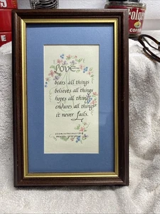 Love Bears All Things Believes All Things Hope All Things Endures All Things !! - Picture 1 of 6