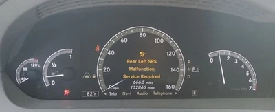 Cuadro medidor velocímetro clase S 2011-2013 152 k millas Mercedes-Benz Foto 1 de 4