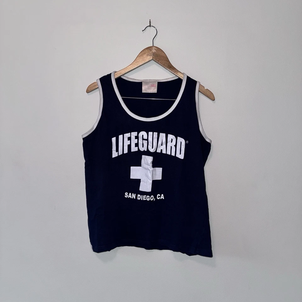 Camiseta sin mangas para hombre LIFEGUARD US M azul marino muscular Foto 1 de 3