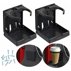 New Practical Cup Holder 2pcs Car Drink Holders Foldable Folding Marine - Picture 1 of 9
