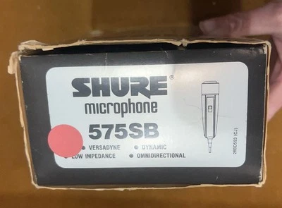 Shure 575SB Versadyne, Dynamic, Omnidirectional, Low Impedance, Microphone - Image 1 of 4