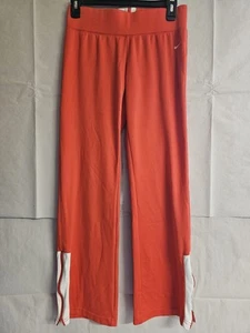 Nike Women’s Red Track Pants Small P Size|Made in Taiwan|Vintage Look|White Zip - Picture 1 of 12