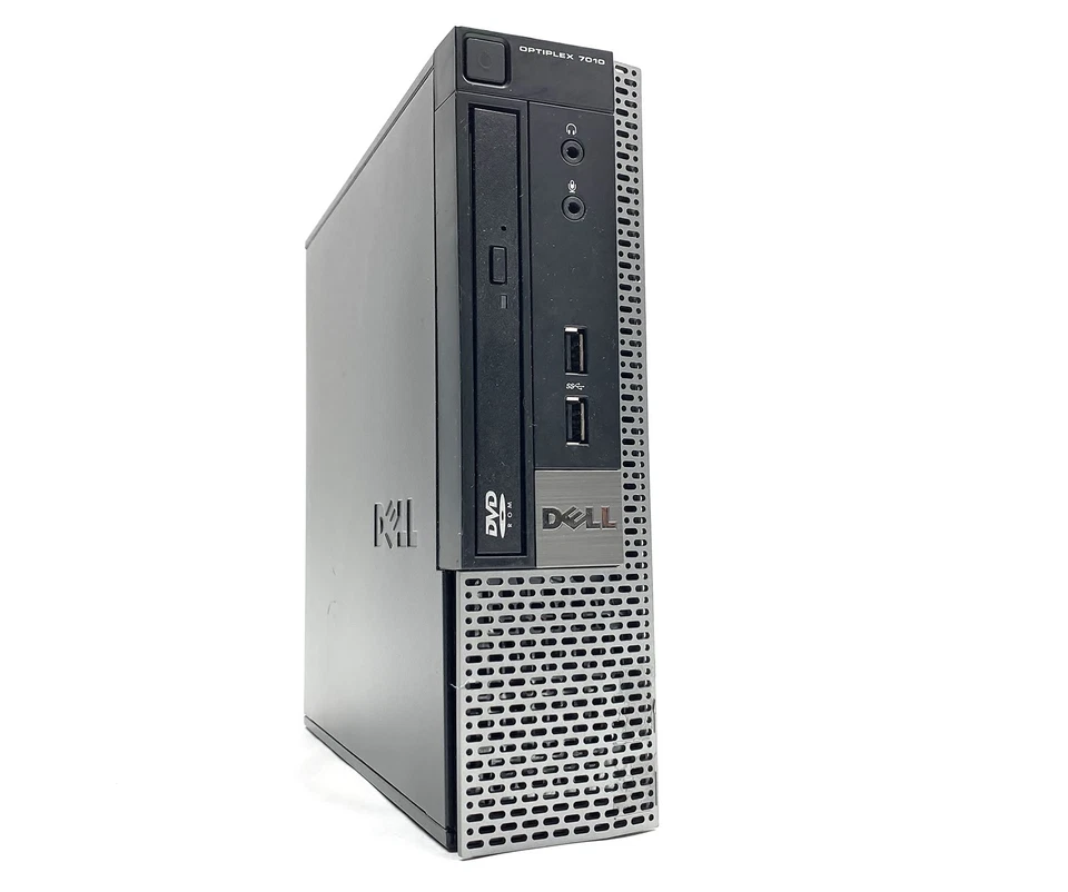 Dell OptiPlex 7010 USFF Core i7-3770 3.4GHz 16GB RAM 512GB SSD Windows 10 Pro PC - Image 1 of 4