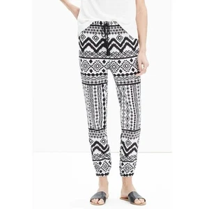Madewell Aztec Tribal Bohemian Hipster Coastal Beachy leichte Jogginghose M - Bild 1 von 9