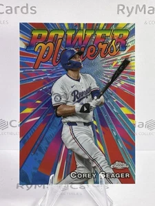 Corey Seager 2025 Topps Chrome #PP-8 Power Players Texas Rangers - Picture 1 of 2