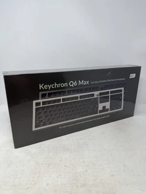 Keychron Q6 Max 100% Custom Wireless RGB Mechanical Keyboard Swappable - Image 1 of 4