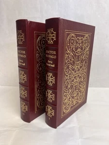 Doctor Zhivago Boris Pasternak Red Leather Easton Press 2 Volumes I & II 1986 - Picture 1 of 14