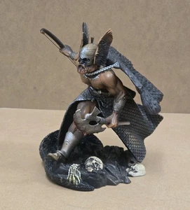 Vintage 1999 Frank Frazetta Fantasy Dark Kingdom Viking Warrior Figurine Statue - Picture 1 of 9