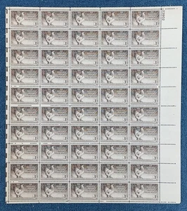 Scott #968, 3c Chickens!  Poultry Indus., Mint sheet/50, UR #23902, MNH (R14-54) - Picture 1 of 1