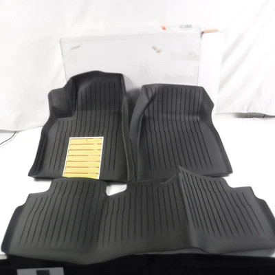 3 Piece OEM Tesla All Weather Floor Mats 1616599-00-A for 2021-2024 Model 3 - Image 1 of 4